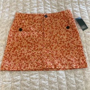 Wild Fable Orange Mini Skirt